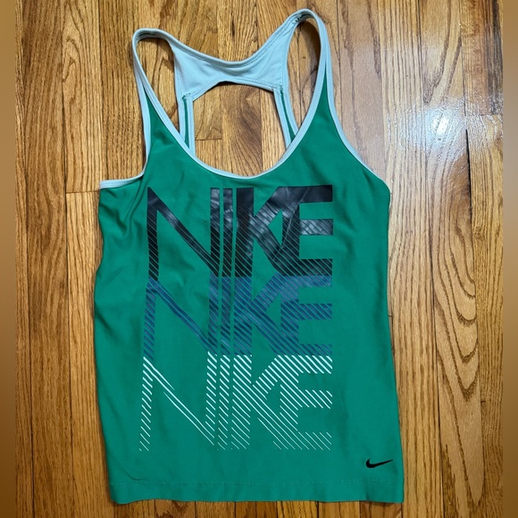 green retro nike tank top SAME DAY SHIP - Picture 1 of 3